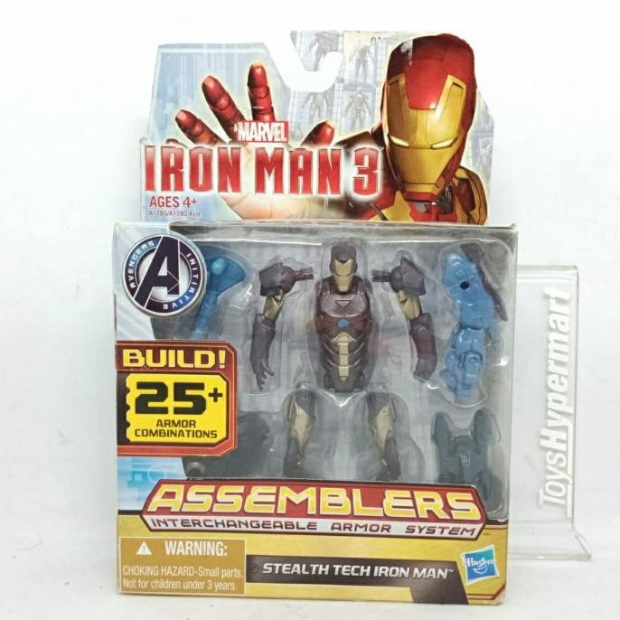 ORIGINAL Stealth Tech Iron Man Assemblers 3.75 Inch HASBRO Ironman