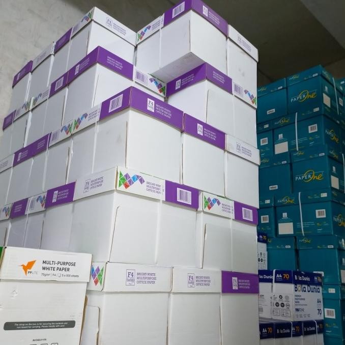 

kertas HVS F4 75gr (BMO) per dus (5rim) murah