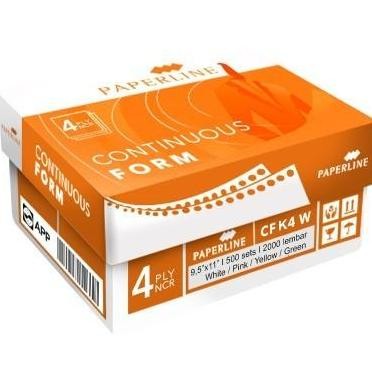 

Kertas Continuous Form Paperline - 9 1/2 x 11" - 4 Ply (K4) murah