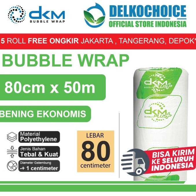 

tersedia plastik bubble wrap bening ekonomis 80cm x 50m tebal dkm+ bubblewrap