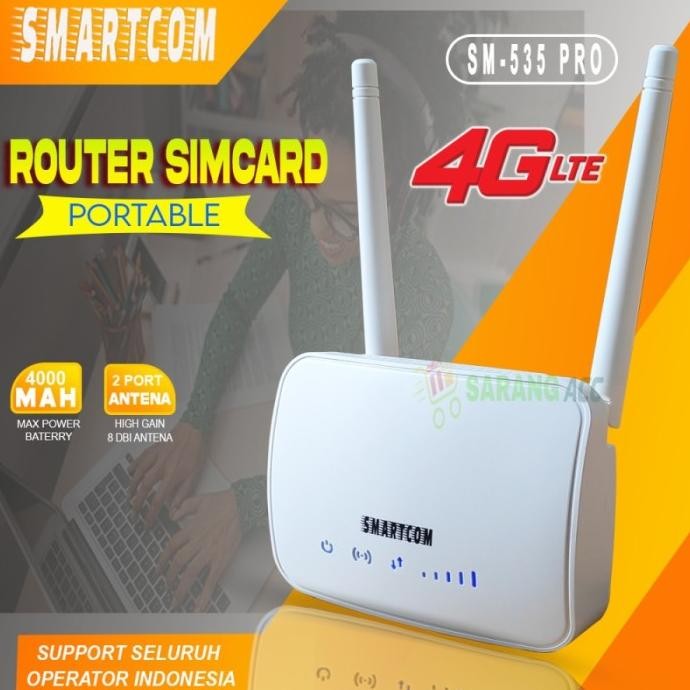 Modem Wifi 4G Home Router SMARTCOM SM535 PRO Sim Card Unlock