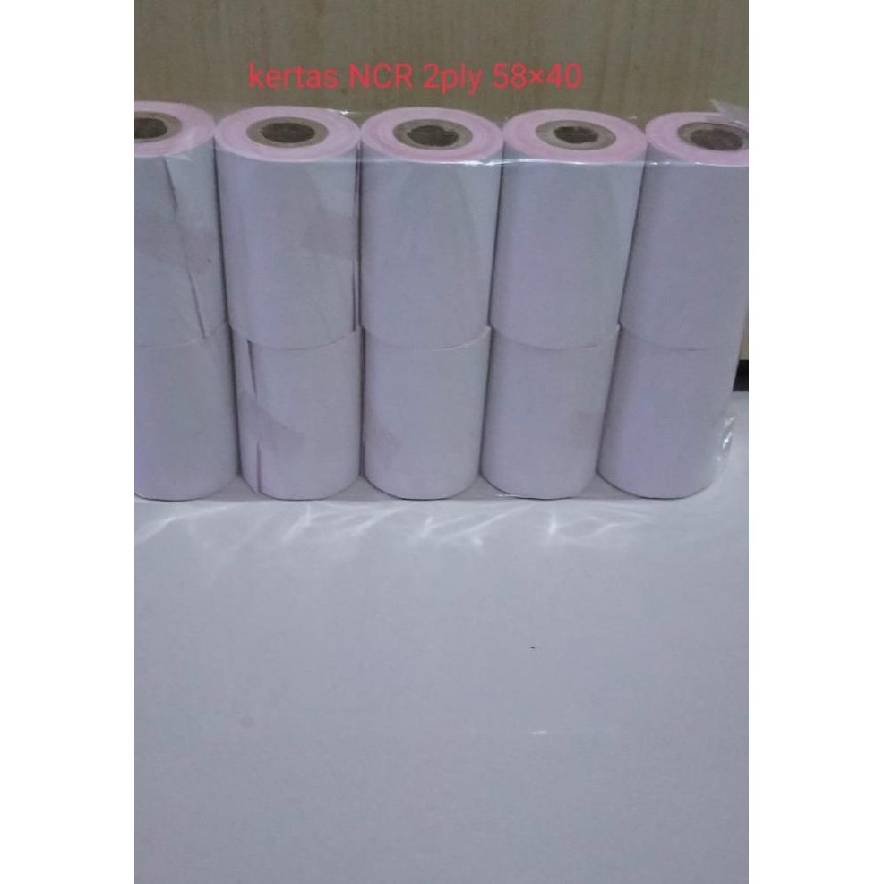 

KERTAS KASIR/STRUK KASIR 2 PLY BANDUNG 58mm x40mm murah