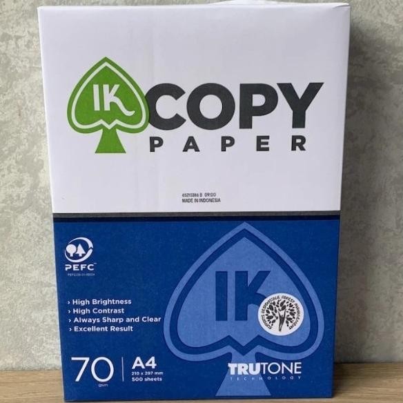 

kertas hvs a4 70gr IK COPY PAPER/ kertas photocopy murah