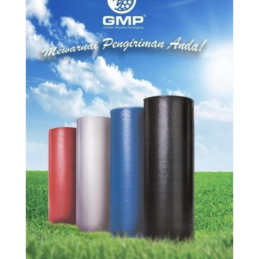 

tersedia gmp 3kg bubble wrap bubblewrap plastik 500 x 125 warna bening & hitam