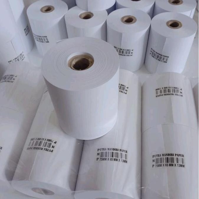 

Kertas kasir 58x65mm paket 10 Roll Struk Casio kalkulator 58mm nota murah