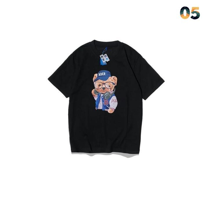 original ader error bomber jacket bear t-shirt black