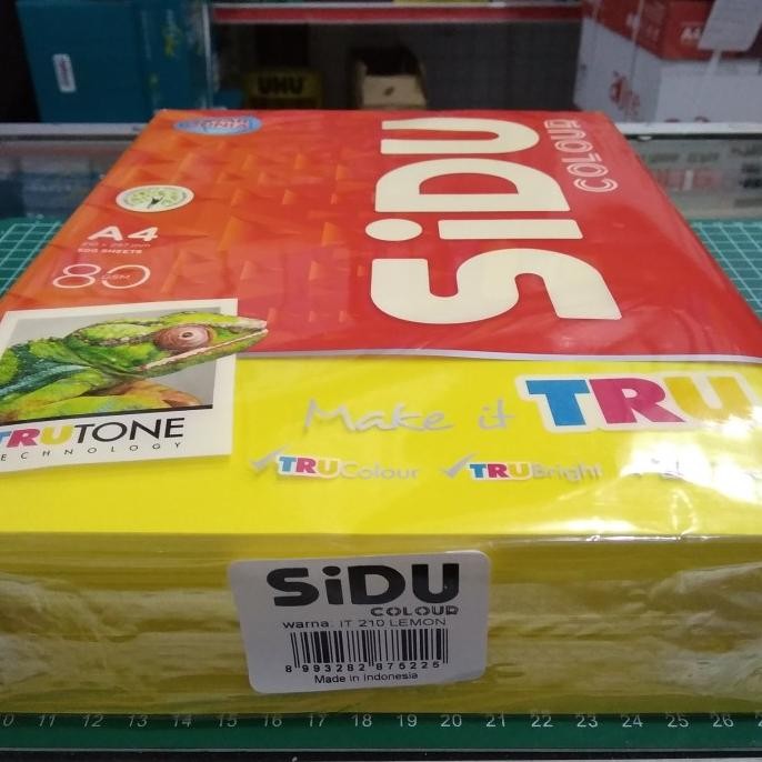 

Kertas Warna SIDU A4 80gr IT 210 Lemon murah