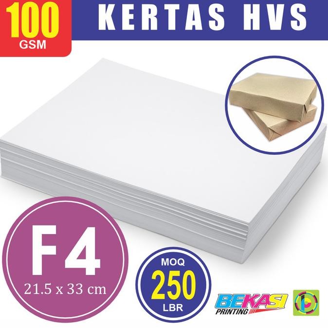 

Kertas Print Fotocopy - HVS F4 100 gram murah