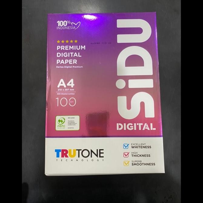 

SIDU HVS A4 100 GRM /KERTAS HVS PER RIM/ 210 x 297MM murah