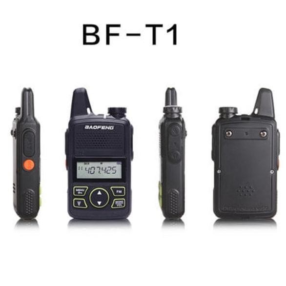 ready BAOFENG BF T1 Mini Walkie Talkie Radio HT Original Taffware Alt 888s