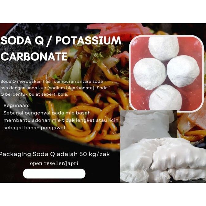 

Soda Kie / soda kih / soda Q / pengenyal mie, bakso, cincau, dll