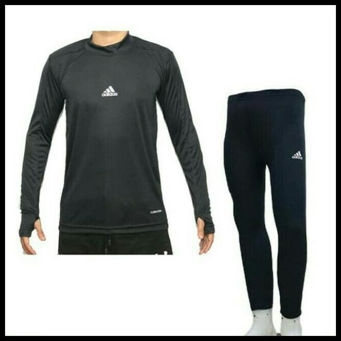 Paket Setelan Manset Baselayer Nike Hitam Xl - Xxxl Pria Original Best Seller
