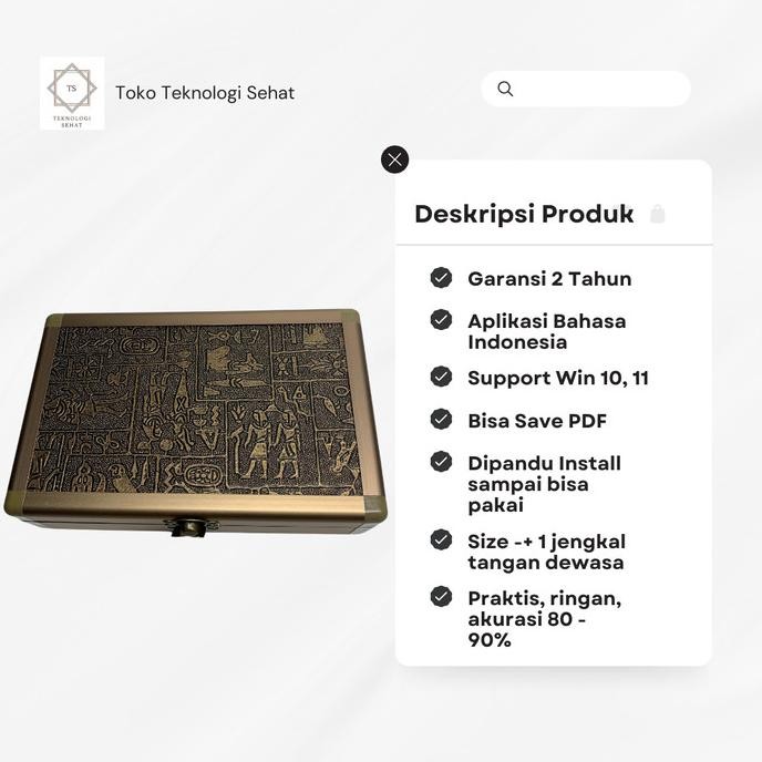 New QRMA Quantum Analyzer MINI GOLD GARANSI 2 TAHUN