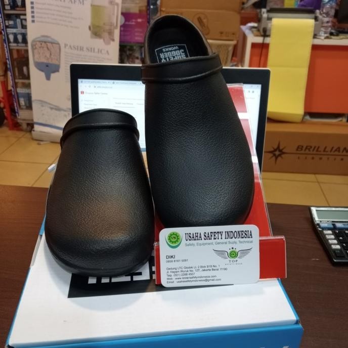 New Sandal Safety Jogger Bestlight Oxypas / Sendal Jogger Bestlight Hitam