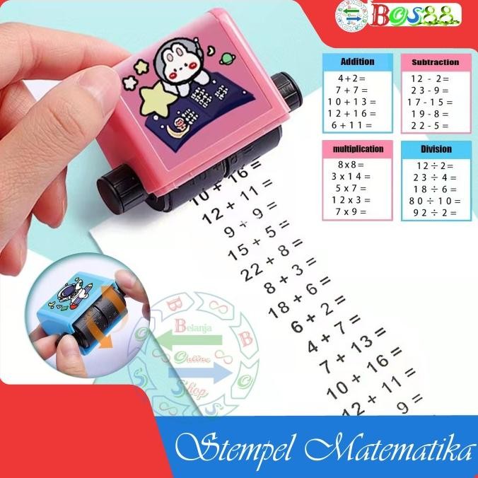 

Stempel Roll Matematika / Mainan Edukasi Anak Berhitung