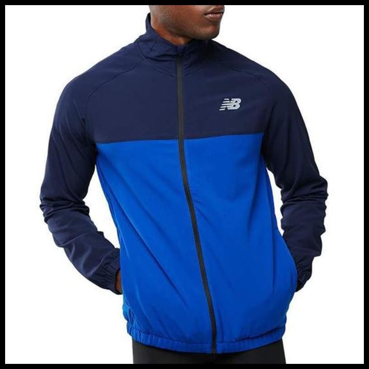New Balance Tenacity Woven Men'S Jacket Mj81088Nb|Jaket Olahraga Pria Original Best Seller