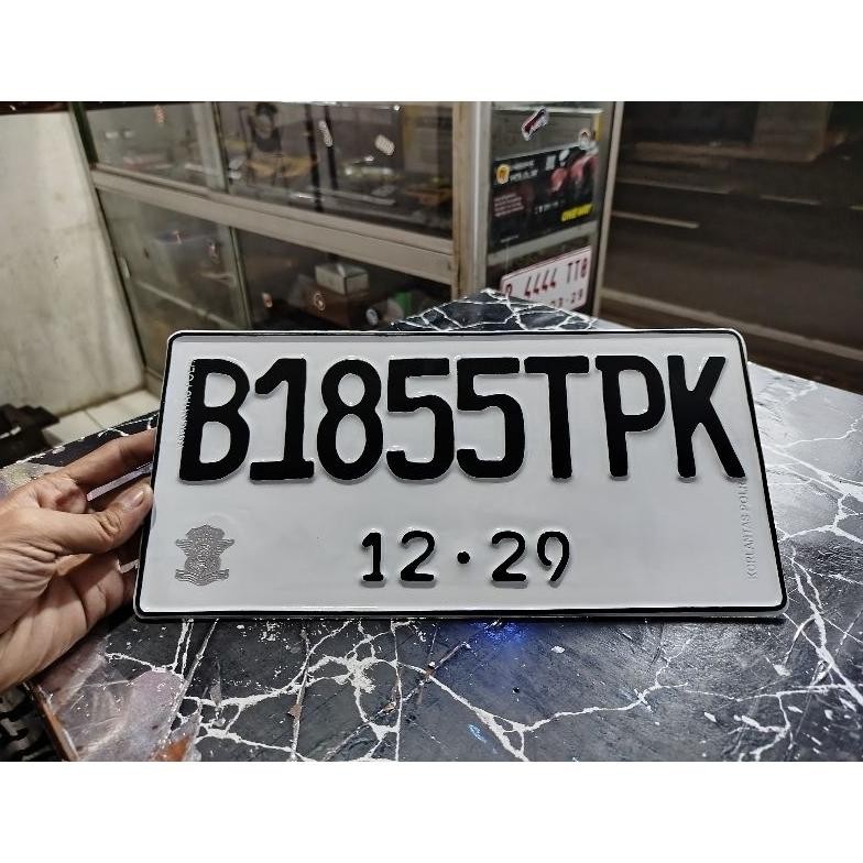 Variasi Plat Mobil JDM Ukuran 33 16 (Harga Satuan) Font Baru, Font Lama Ready