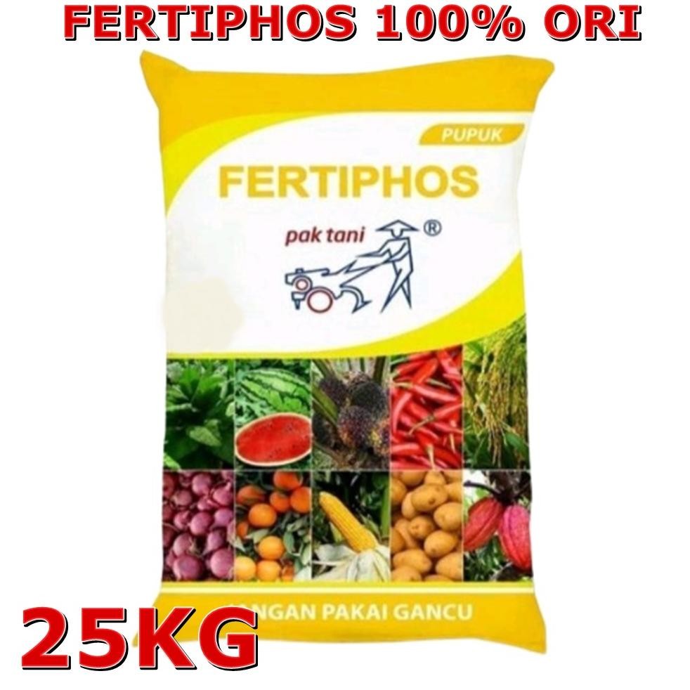 PUPUK PAK TANI TSP FERTIPHOS HITAM KEMASAN - 25KG