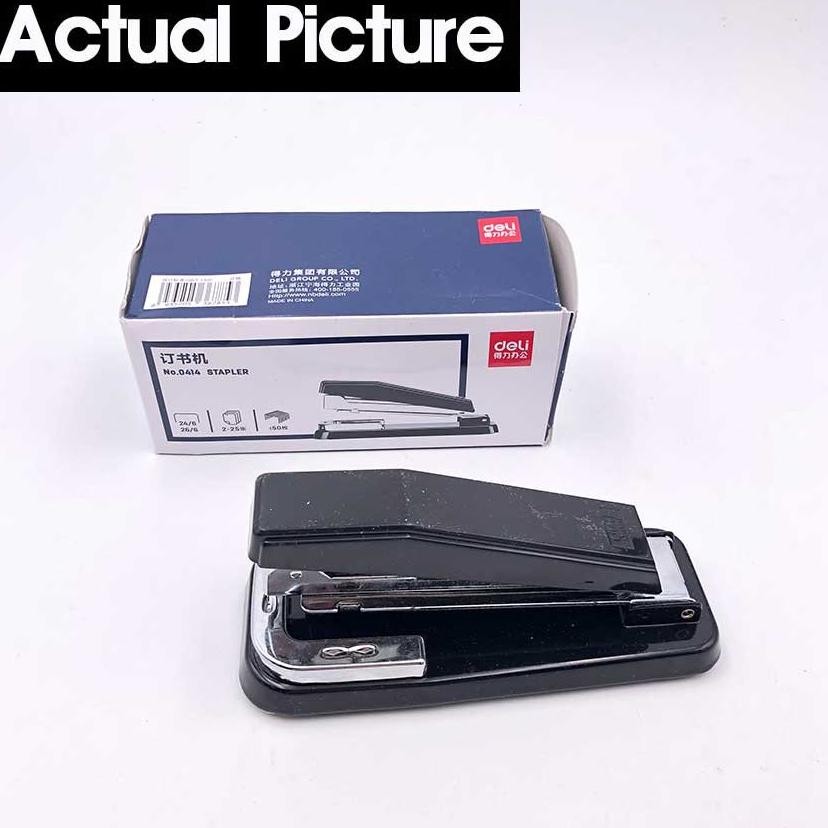

[original] deli rotatable 360 derajat stapler staples putar 3 arah 24/6 & 26/6 25 lembar mudah digunakan [terlaris] [terbaik]