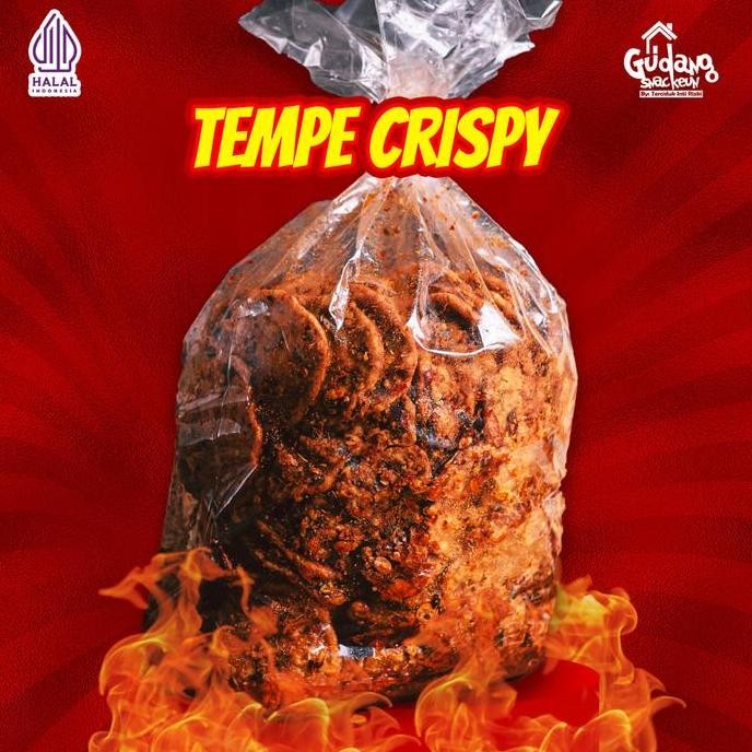 

Keripik Tempe 250g Pedas Cikruh Daun Jeruk - Gudang Snackeun by Terciduk Inti Rizki New