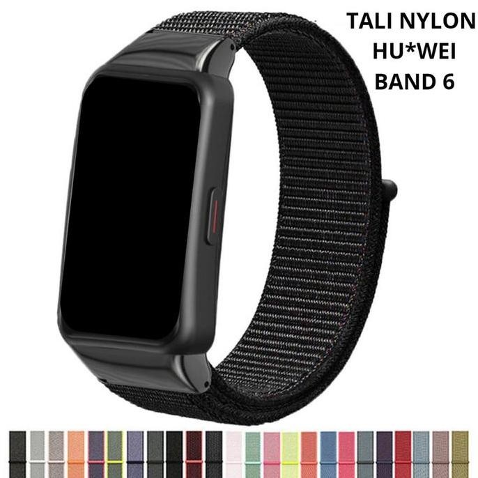 TERBARU - Tali Jam Nylon untuk Huawei Band 6 Nilon Strap Band