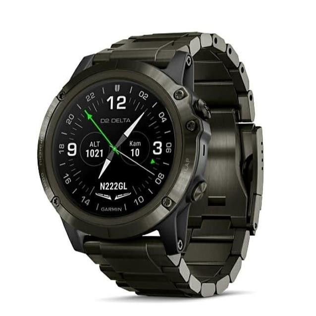 TERMURAH - GARMIN D2 Delta PX Aviator Watch with DLC Titanium Band