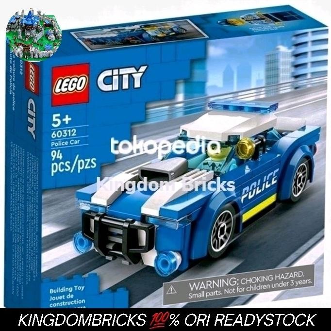 LEGO ORIGINAL 60312 CITY POLICE CAR- MAINAN MOBIL PATROLI POLISI ORIGINAL DAN TERPERCAYA
