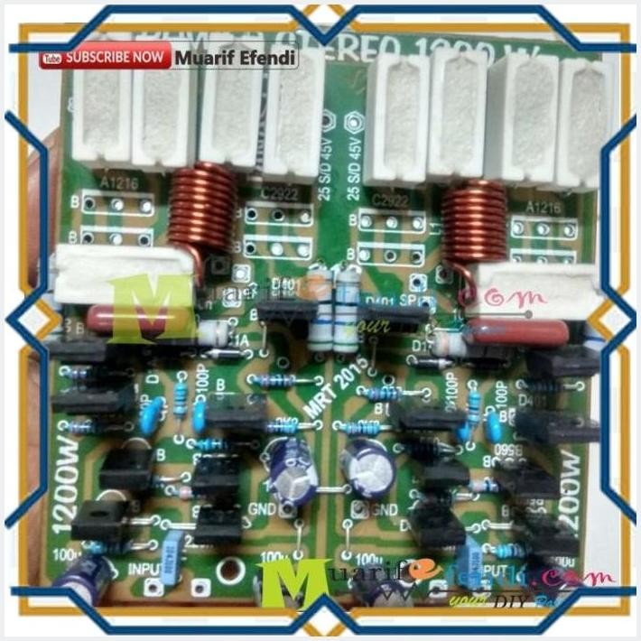 [mua] kit driver power amplifier 1200watt stereo khusus toa towa