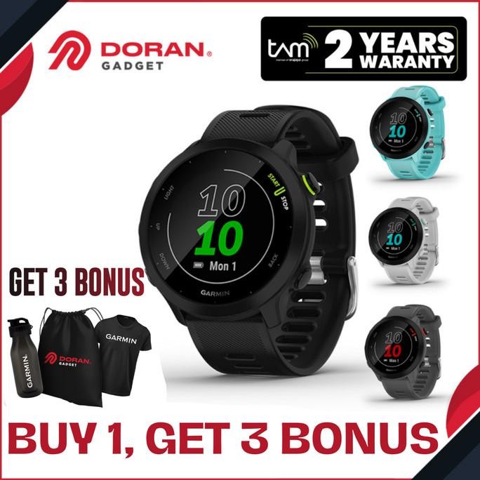 GARMIN FORERUNNER 55 SMARTWATCH GARMIN FR 55 - GARANSI RESMI 2 TAHUN