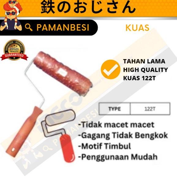 Kuas Roll Alat Cat Dinding Motif Tembok Wallpaper