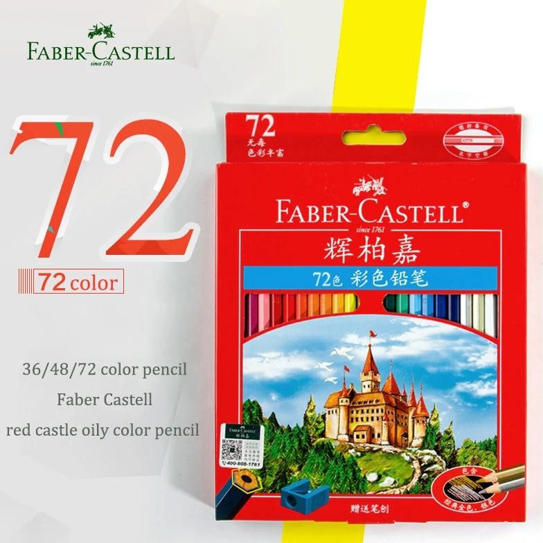 

Faber-Castell 36 48 72 Color Classic Oily Pencil Painting For Beginners Students Colored Pencils Sketch Painting Art Supplies