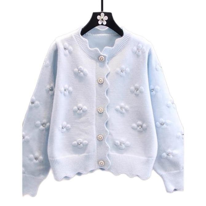 ATASAN RAJUT WANITA ( SW mutiara) Sweater Rajut Wanita Jaket Wanita Lengan Panjang sweater bulu kore