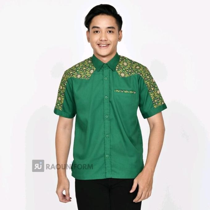 SERAGAM BATIK WANITA/KEMEJA ATASAN PRIA/BAJU KERJA KANTOR/BAJU CAFE DAN RESTAURANT/SERAGAM KOMBINASI