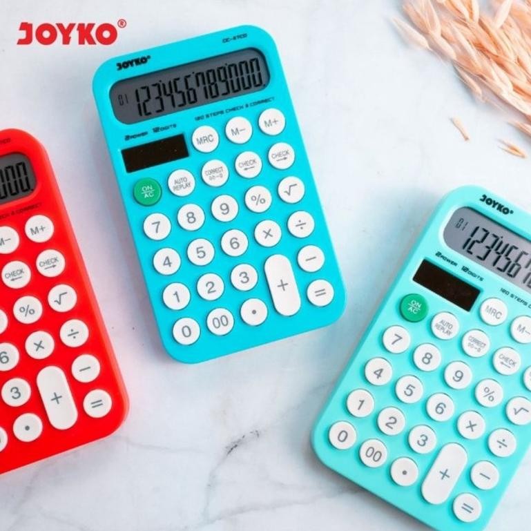 

Murah Meriah Tru-63 Kalkulator Joyko Cc 47Co - Calculator Check & Correct (Bisa Cek Ulang) Termurah