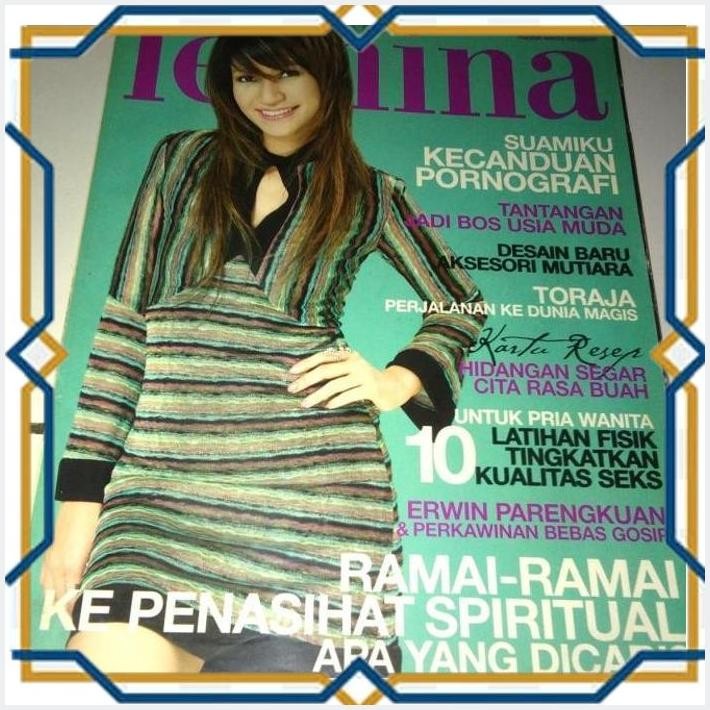[4PE] MAJALAH FEMINA LAWAS TAHUN 2005 COVER SARI NILA