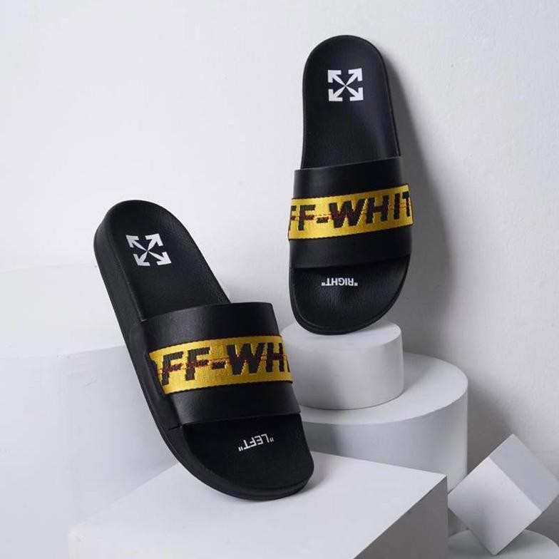 Best Original Off White Industrial Belt Pool Sliders / Slide / Sandal