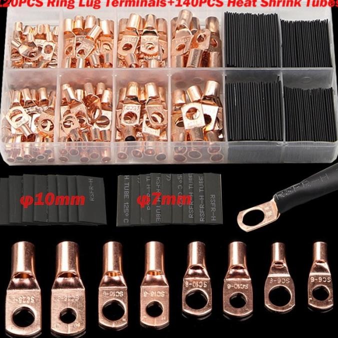 Tersedia Sekun Konektor Kabel Listrik Soket Terminal Dangan Karet Heat Pelindun