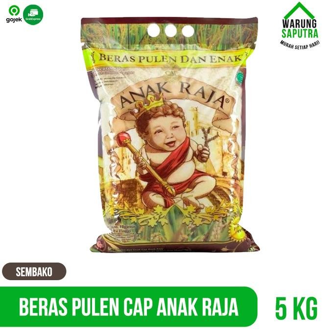 

Ready Beras Pulen Putih Long Grain Cap Anak Raja 5 Kg