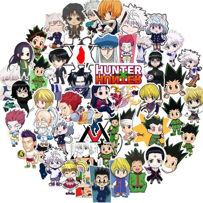 

ready Stiker Sticker Anime Hunter X Hunter HXH Paketan murah