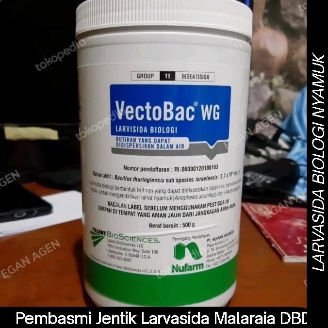 Ready vectobac WG Larvasida Basmi Jentik Nyamuk DBD Malaria dan Lainnya