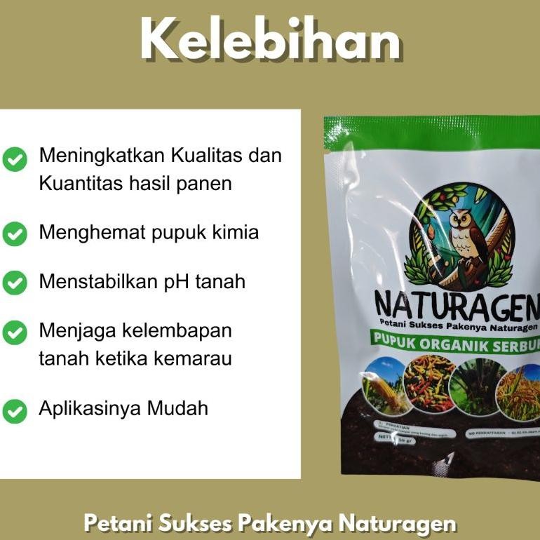 Bisa Cod 1 Pcs Pupuk Bio Organik Naturagen Ori Termurah (Bisa Cod) Pupuk Naturagen Padi Pupuk Natura