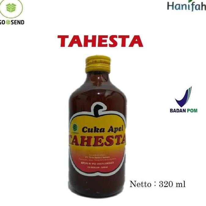 

STOK TERBATAS CUKA APEL TAHESTA 320 ML