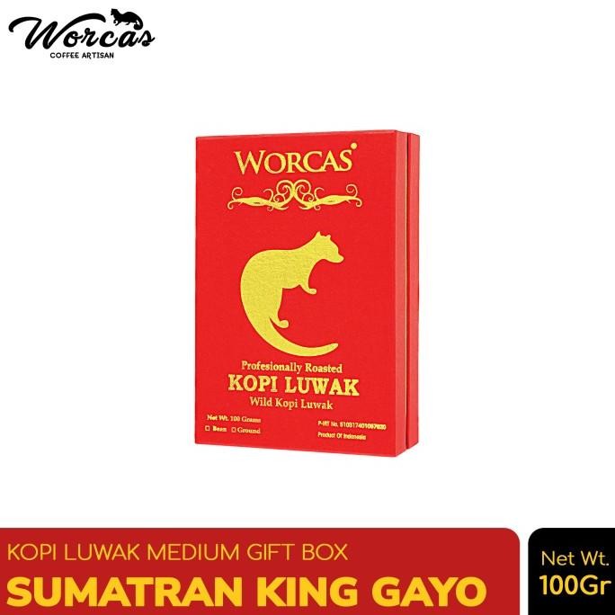 

Murah Worcas Kopi Luwak Liar Sumatran King Gayo 100Gr - Medium Gift Box