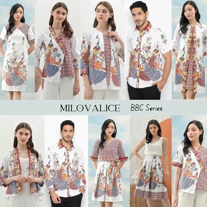 Ready Set Batik Modern / Baju Batik Couple Kondangan / Seragam Kantor - BBC