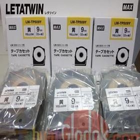 

Tape Label Letatwin Max 9mm LM-TP509Y Yellow/kuning murah
