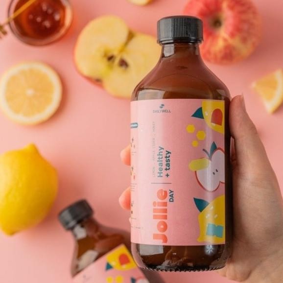 

STOK TERBATAS DAILYWELL JOLLIE DAY 325ML LEMON MADU CUKA APEL HONEY PELANGSING TUBUH