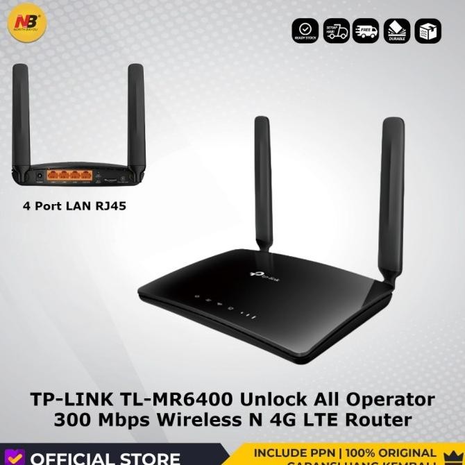 TP LINK MR6400 Router Wireless GSM 4G LTE
