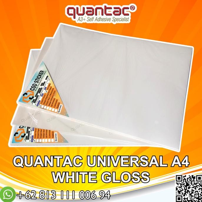 

ready QUANTAC UNIVERSAL Sticker Vinyl A4 Stiker Digital Print Laser REPACK20 murah