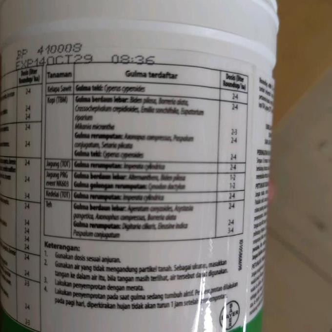 Roundup 486 SL obat pembasmi rumput sampai akar murah