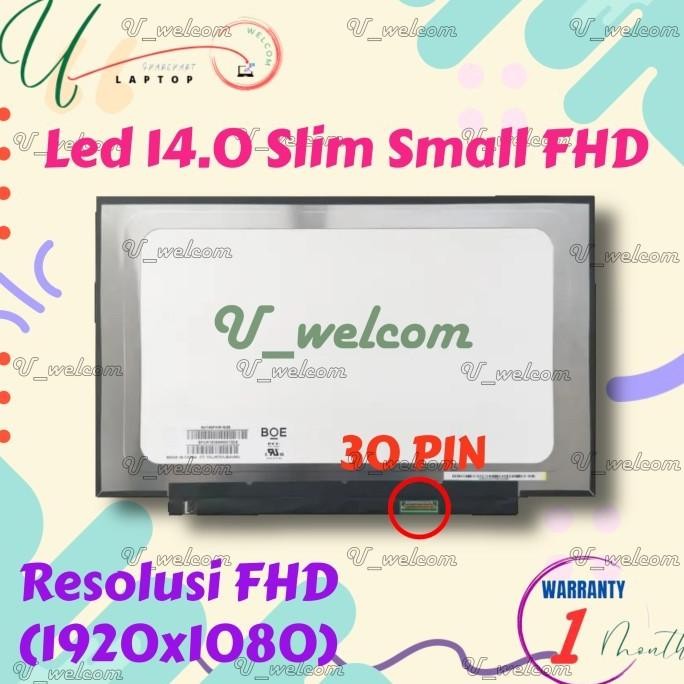 Led Lcd 14.0 slim 30 Pin Small FHD NV140FHM-N4K NV140FHM-N48 NV140FHM-N3B NV140FHM-N4B NV140FHM-N4H 